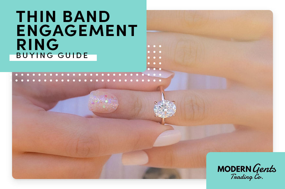 thin band engagement ring buying guide