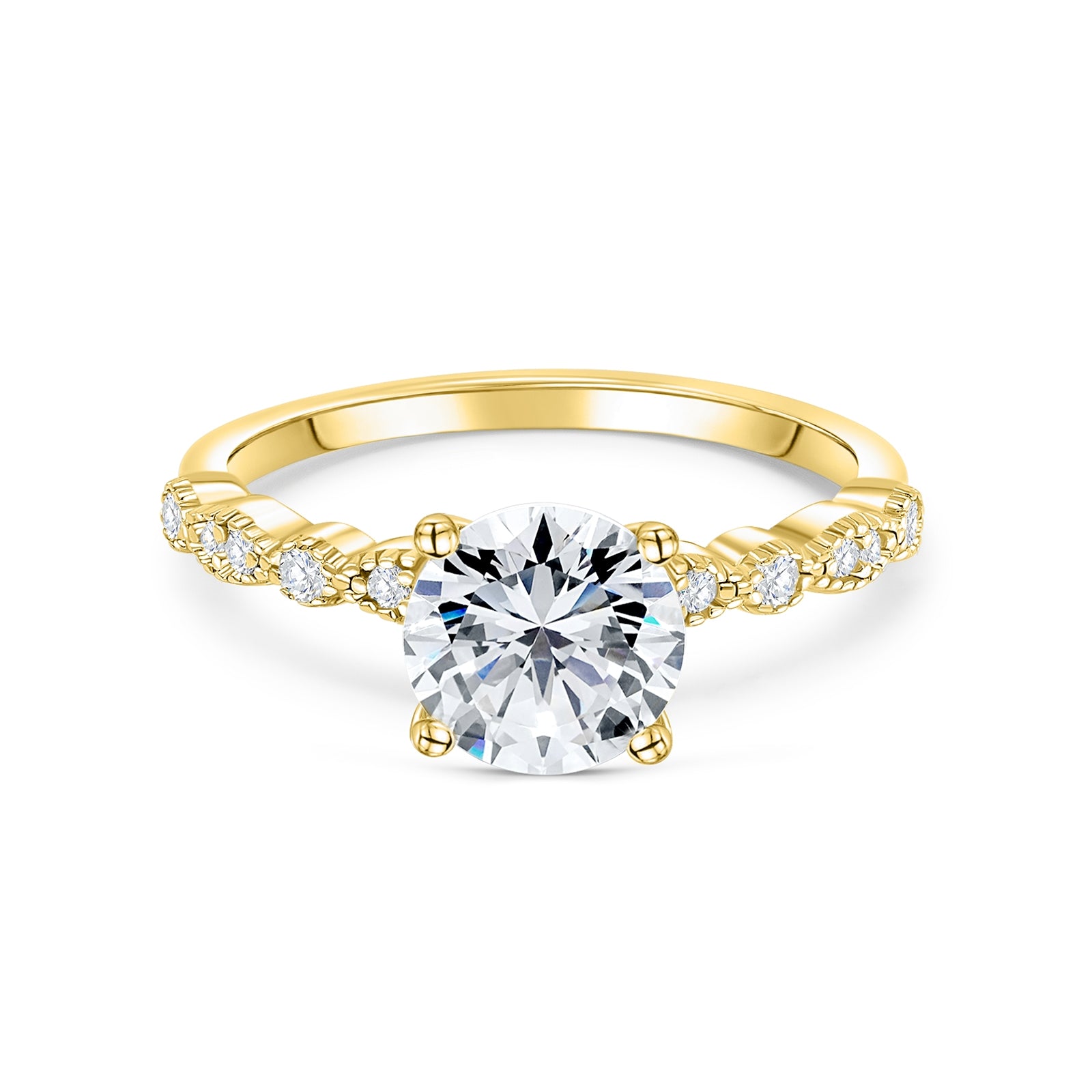 Vintage Engagement Ring Gold