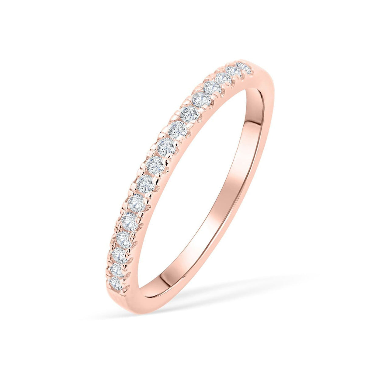 the desire rose gold wedding band