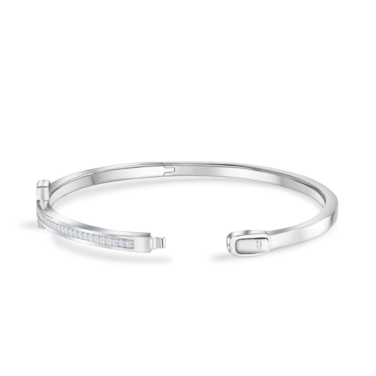 the gia silver bangle unhinged