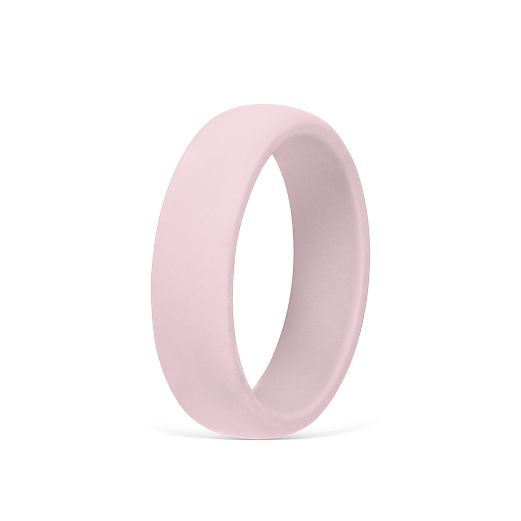 Unisex Slater Wedding Band in Pink Sand | Size 4 | Silicone Ring | Modern Gents Trading Co