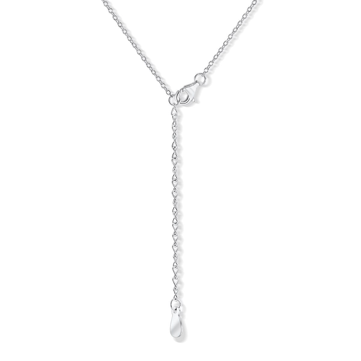 the affinity silver necklace