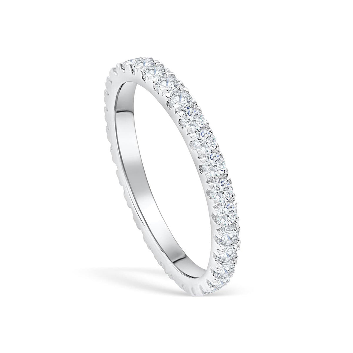 The Eternity Silver Ring – Modern Gents