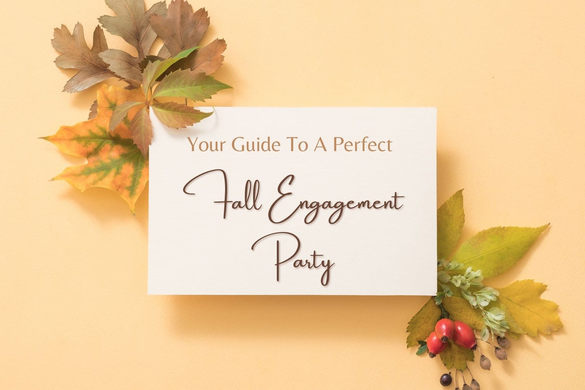 Your Guide to a Perfect Fall Engagement Party