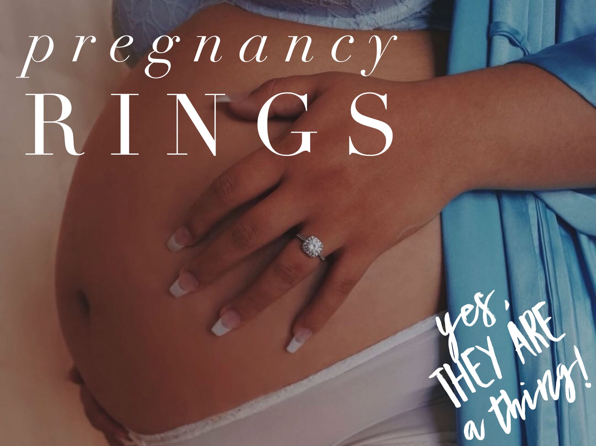 Pregnancy Wedding Rings & Bands: Yes, They Are a Thing!