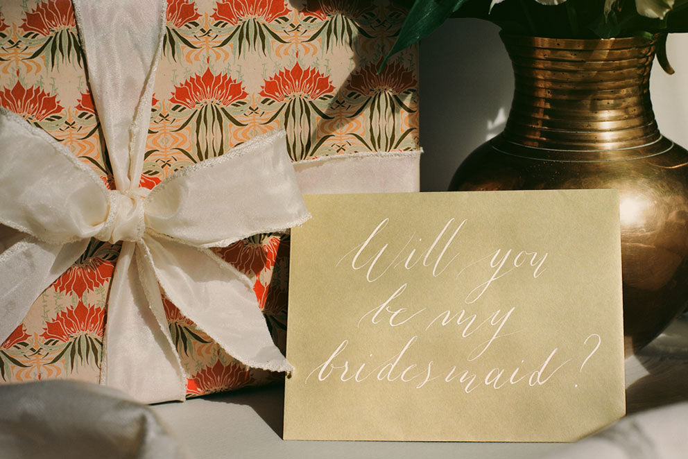 will you be my bridesmaid envelope