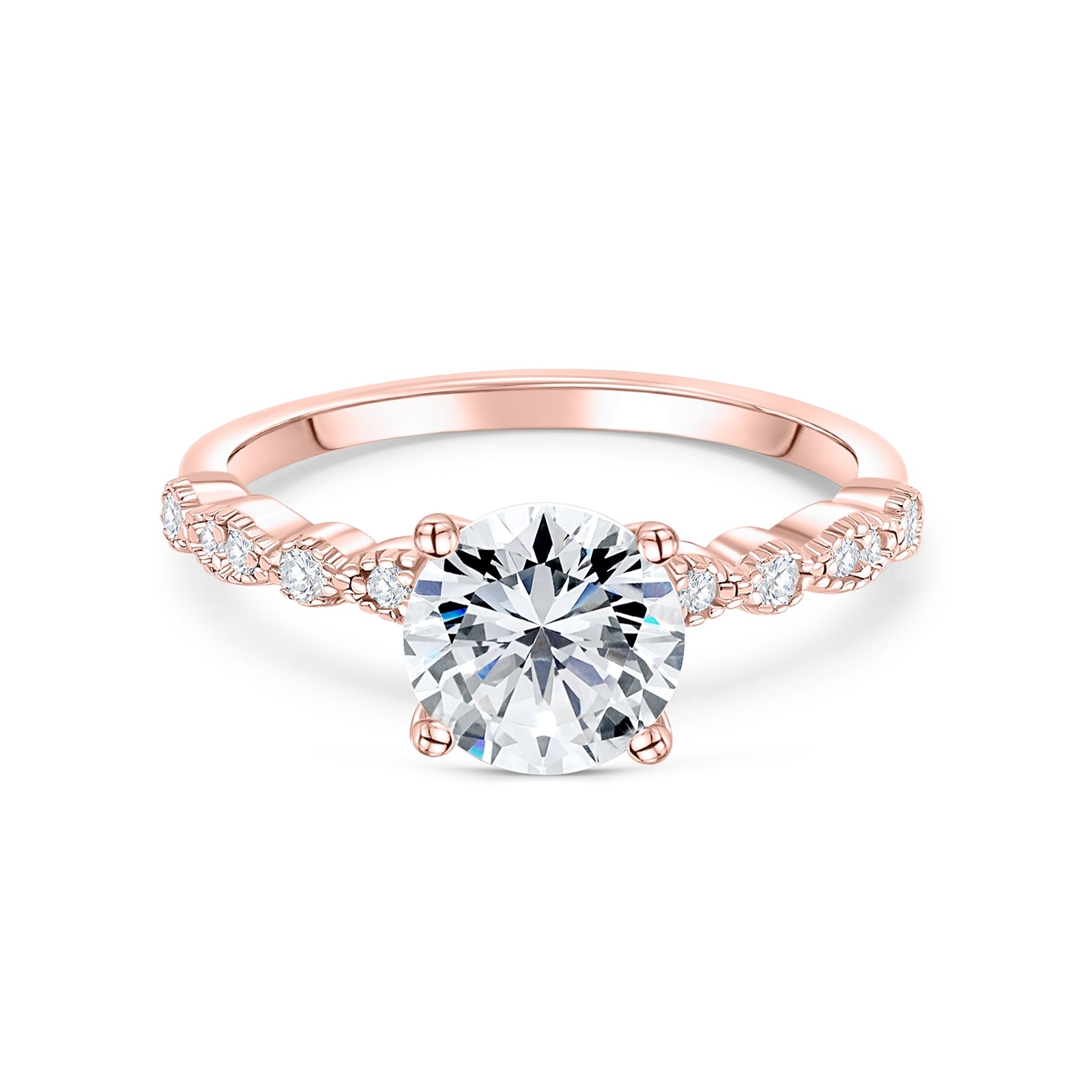 Rose Gold Engagement Rings Sofia