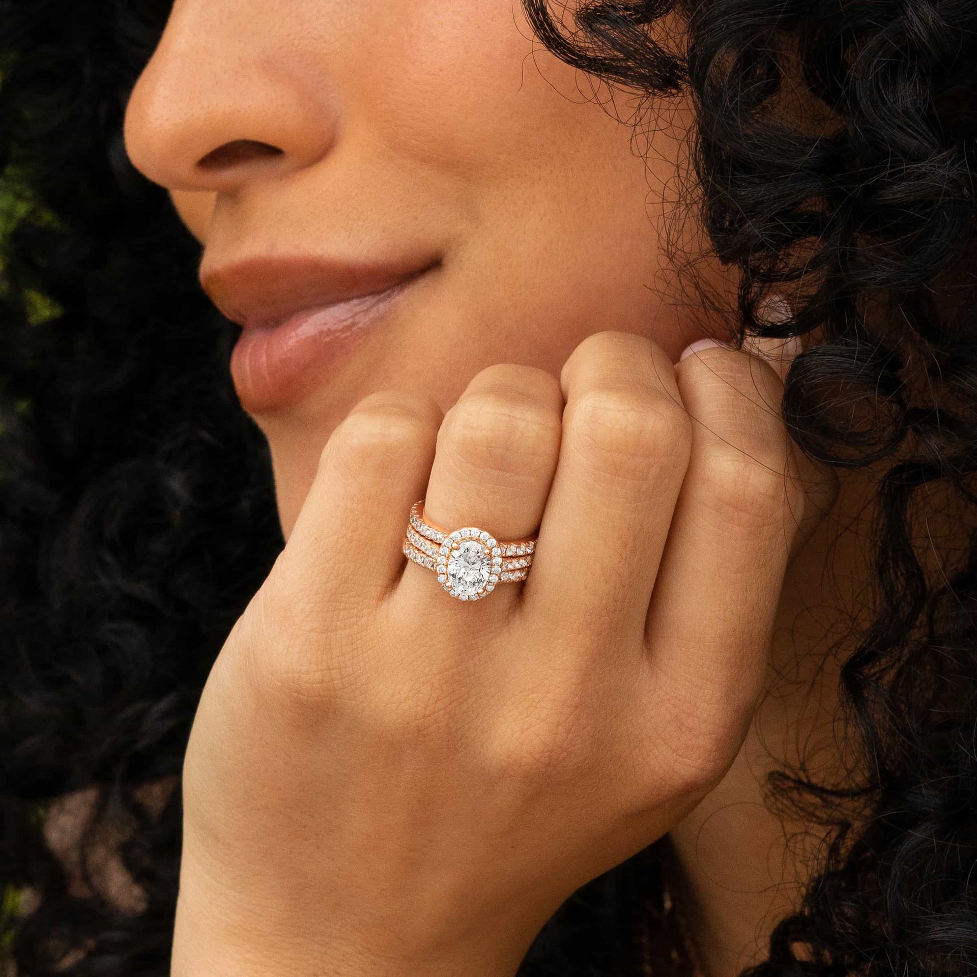 gorgeous oval shaped engagement ring belle