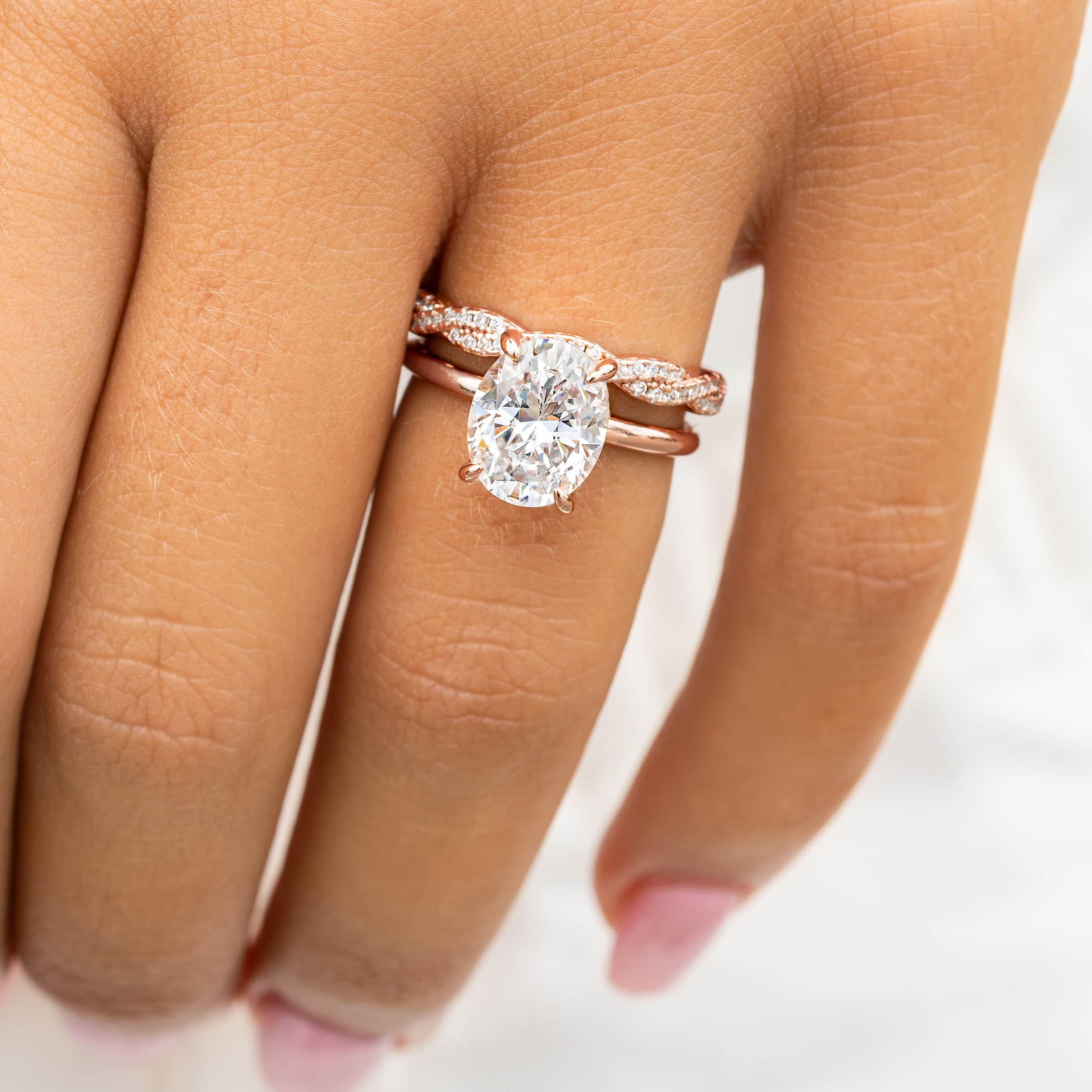 The Olivia Rose Gold Princess Cut Engagement Ring – Modern Gents