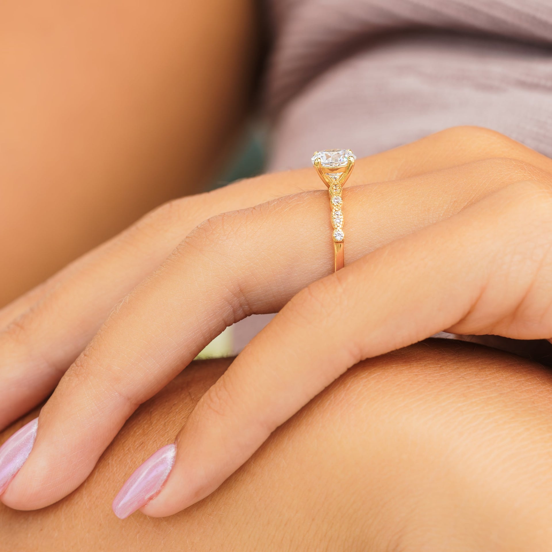 Sophia Diamond Engagement Ring (2 Carat) -14k White Gold