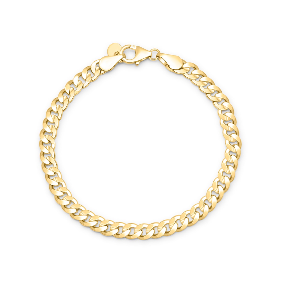 Gold Cuban Style Bracelet