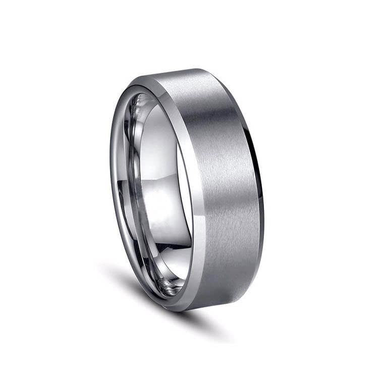 the titan silver mens wedding ring