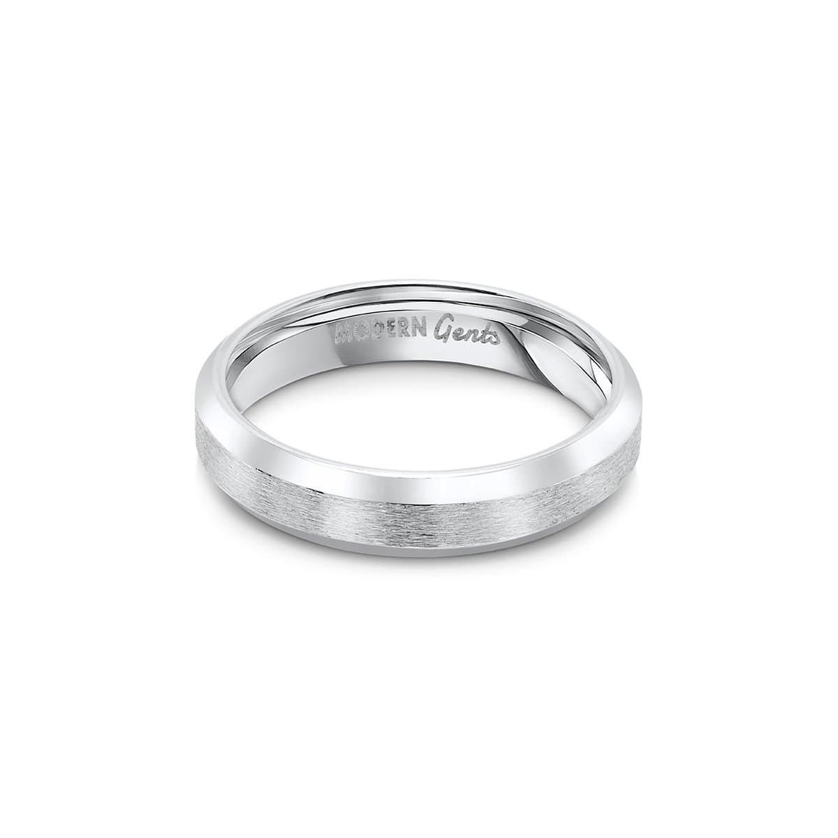 the infinity silver wedding ring for couples