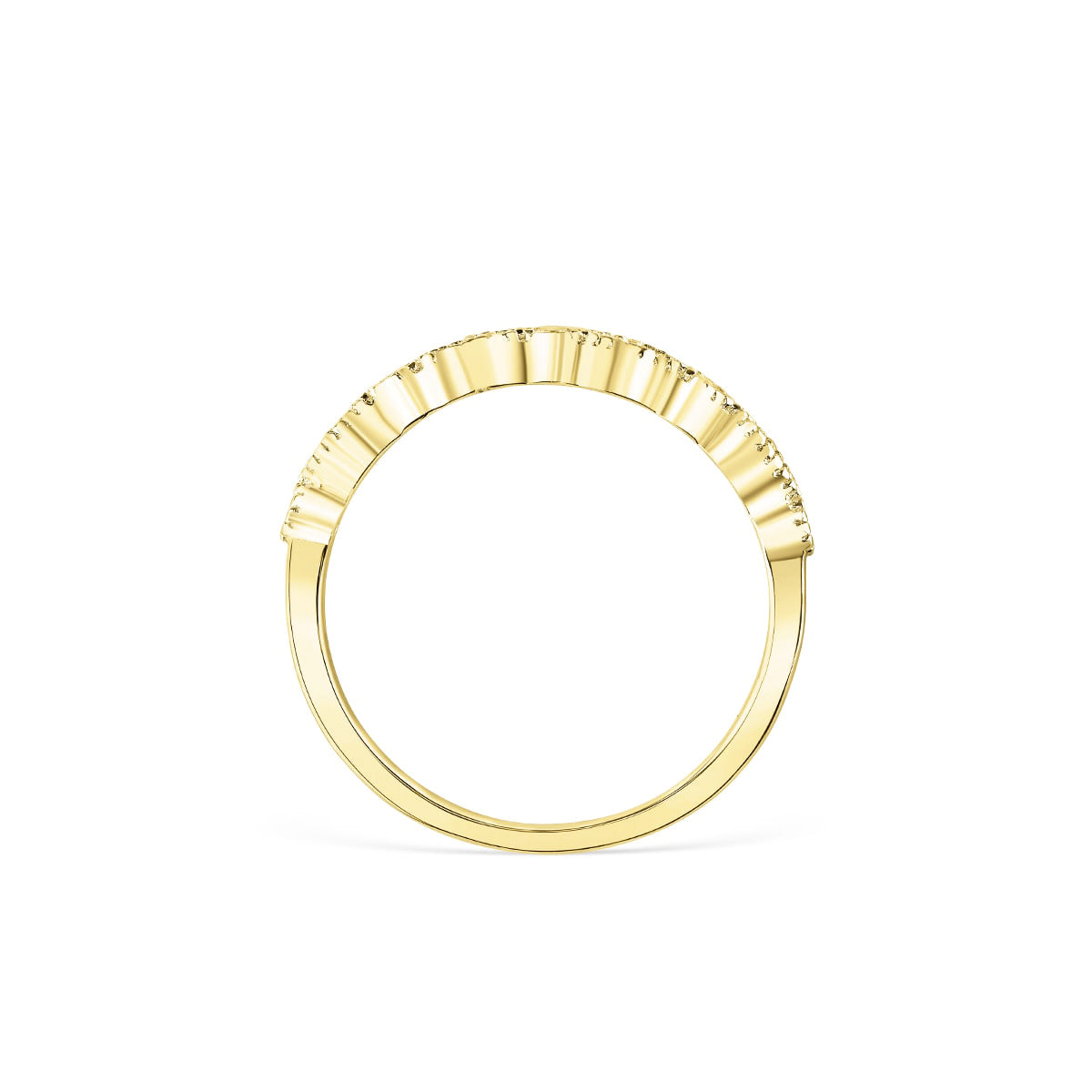 Stackable Yellow Gold Wedding Band