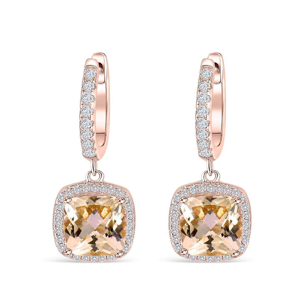 Comet Morganite Earrings – Anabela Chan Joaillerie