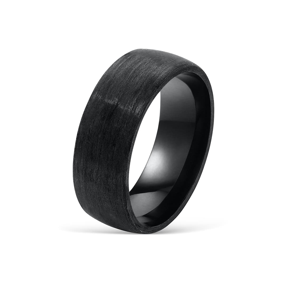 The Inferno Black & Red Tungsten Wedding Ring – Modern Gents