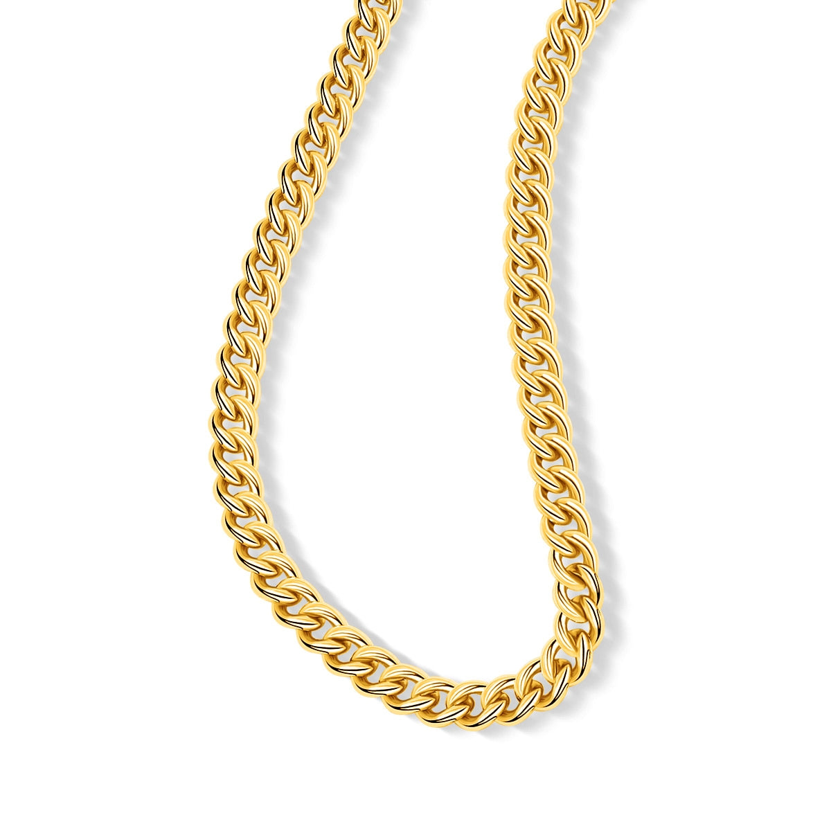Unique simple gold chain necklace