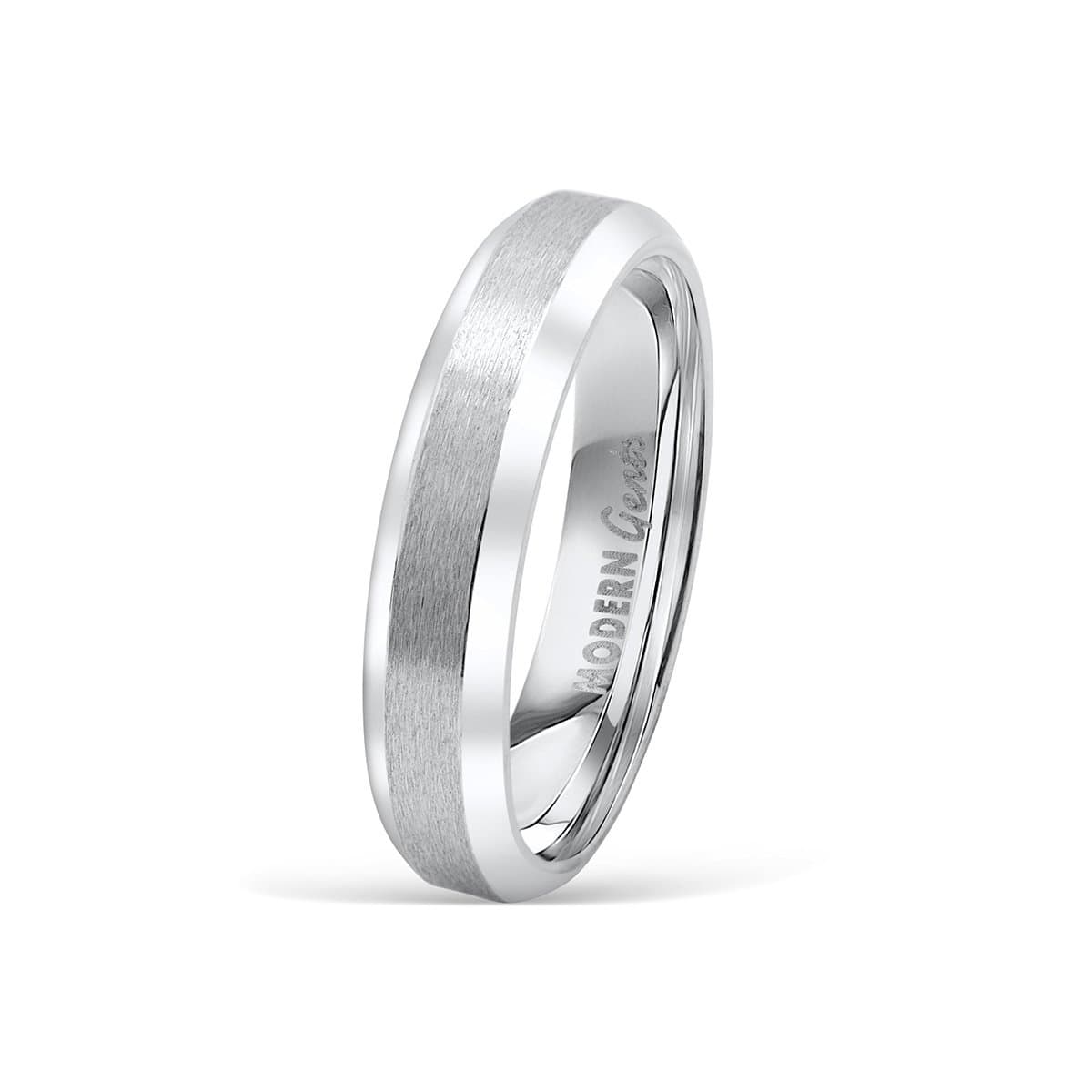 the infinity silver wedding ring