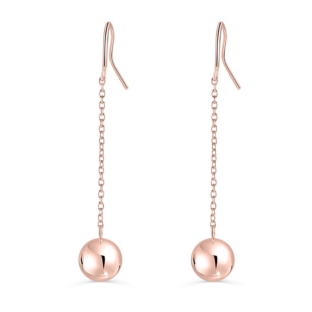 Buy Rose Gold Anya Circle Stone Drop Earring - Forever New