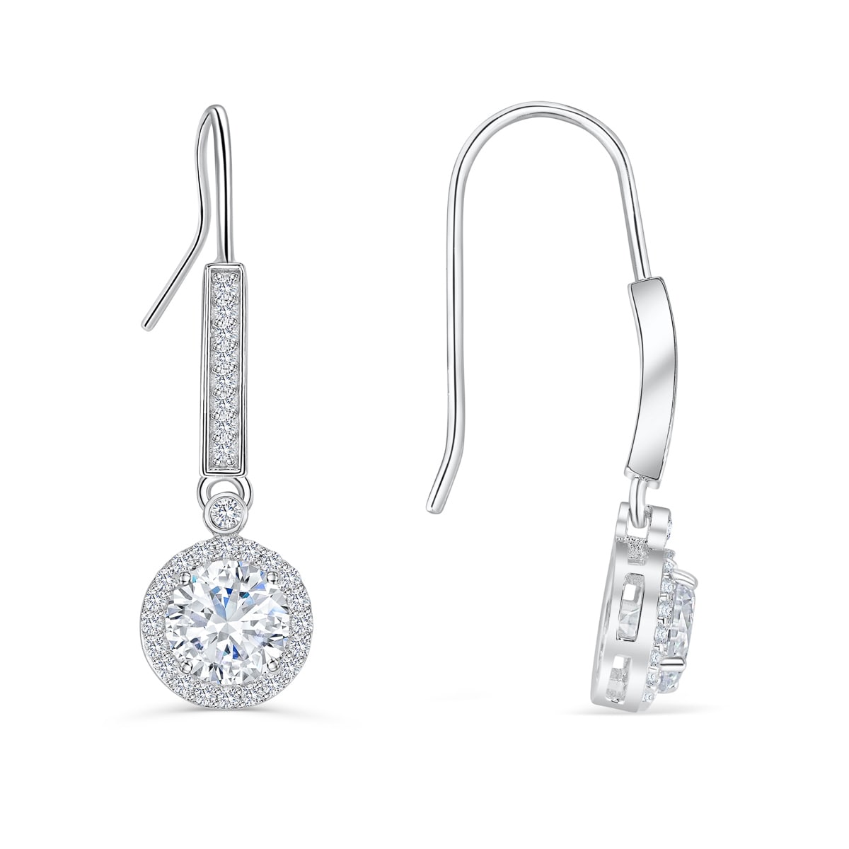 the blossom silver earrings