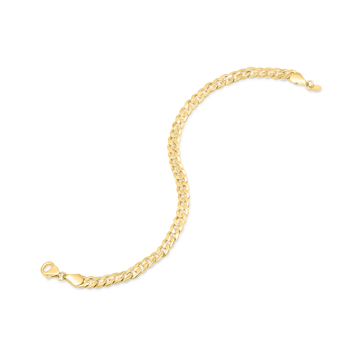 Thick Gold Cuban Chain Bracelet