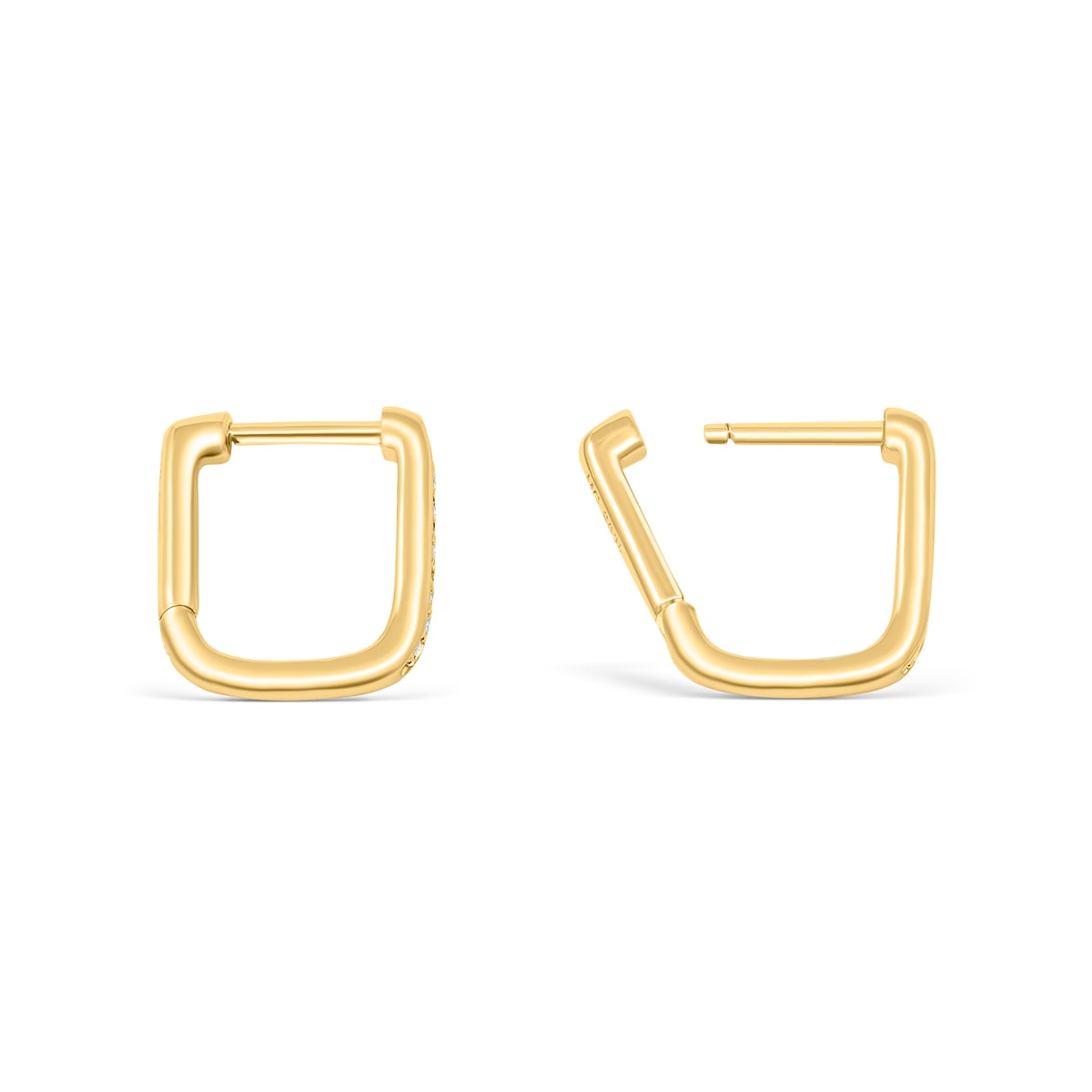 Gold small hoop earrings