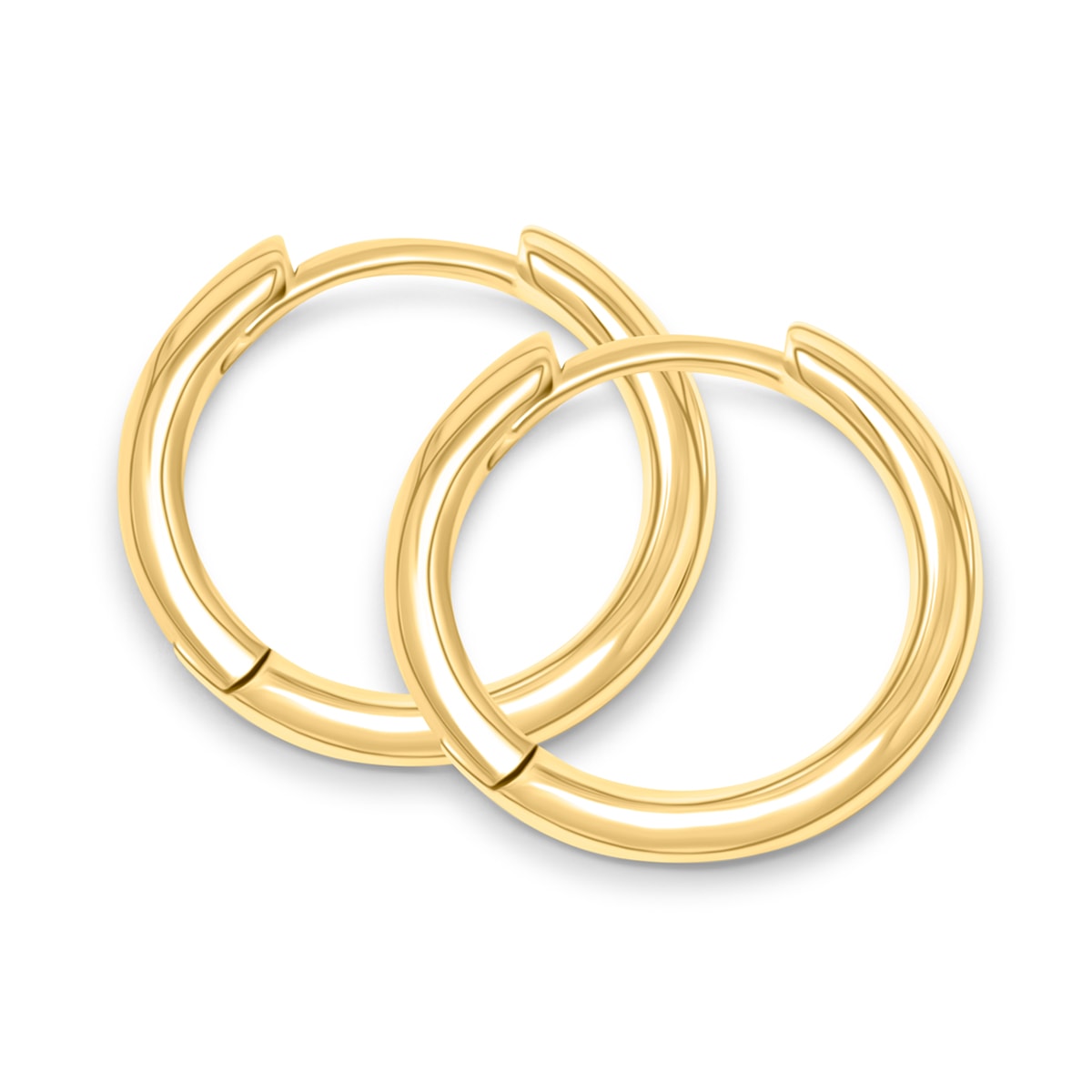 Unique gold hoop earrings