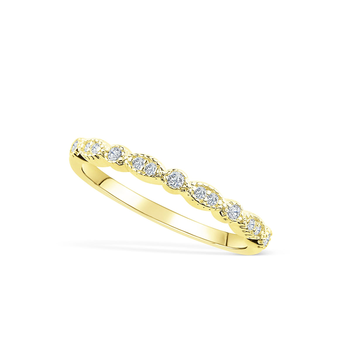 Affordable gold wedding band the forever