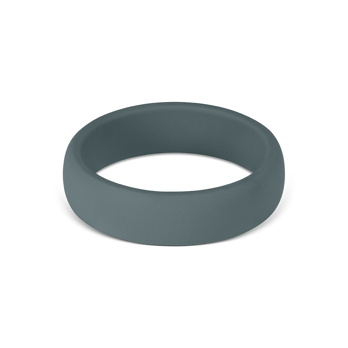 Gray Rubber Wedding Bands 