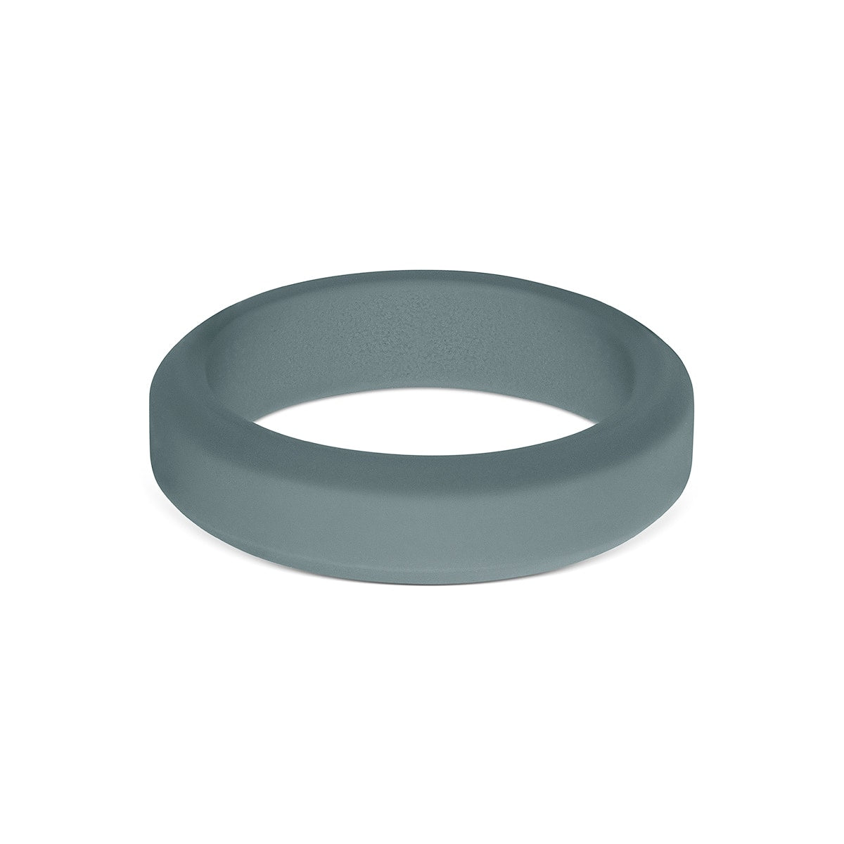 Gray Mens and Women Silicone Rings Aspen