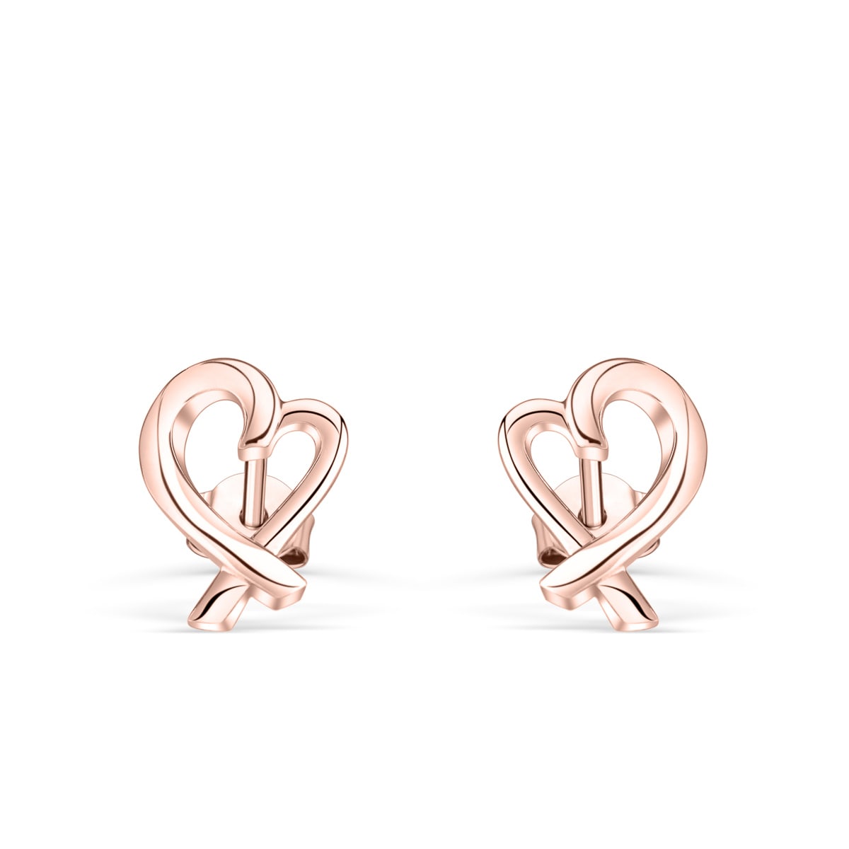 the ella earrings heart shaped