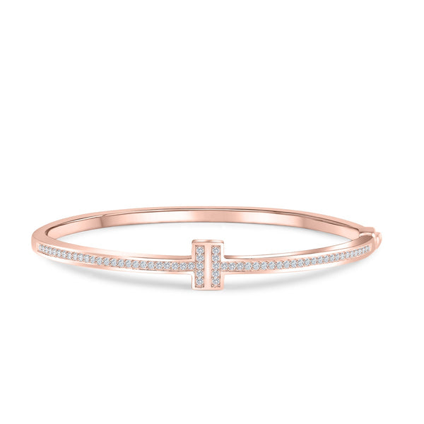 The Gia Rose Gold Plated Bangle – Modern Gents