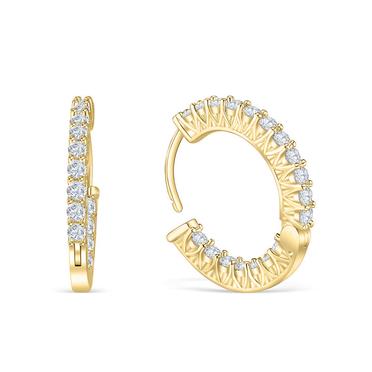 The Eternity Yellow Gold Full Eternity Ring – Modern Gents