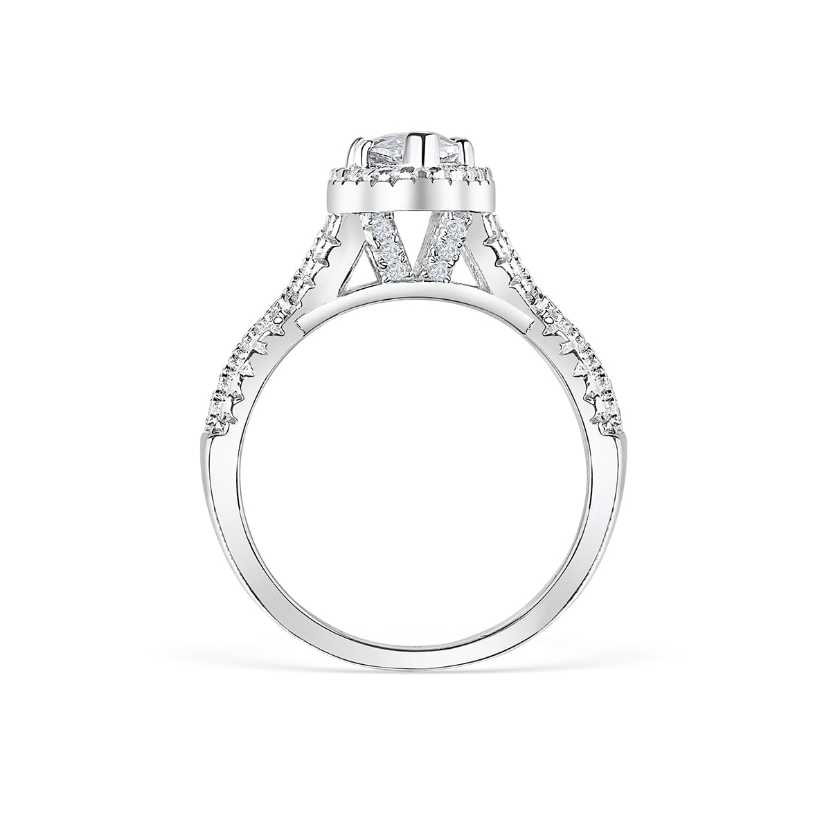 the victoria marquise halo engagement ring setting