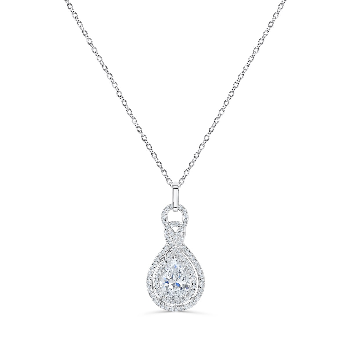 the harmony ladies silver necklace