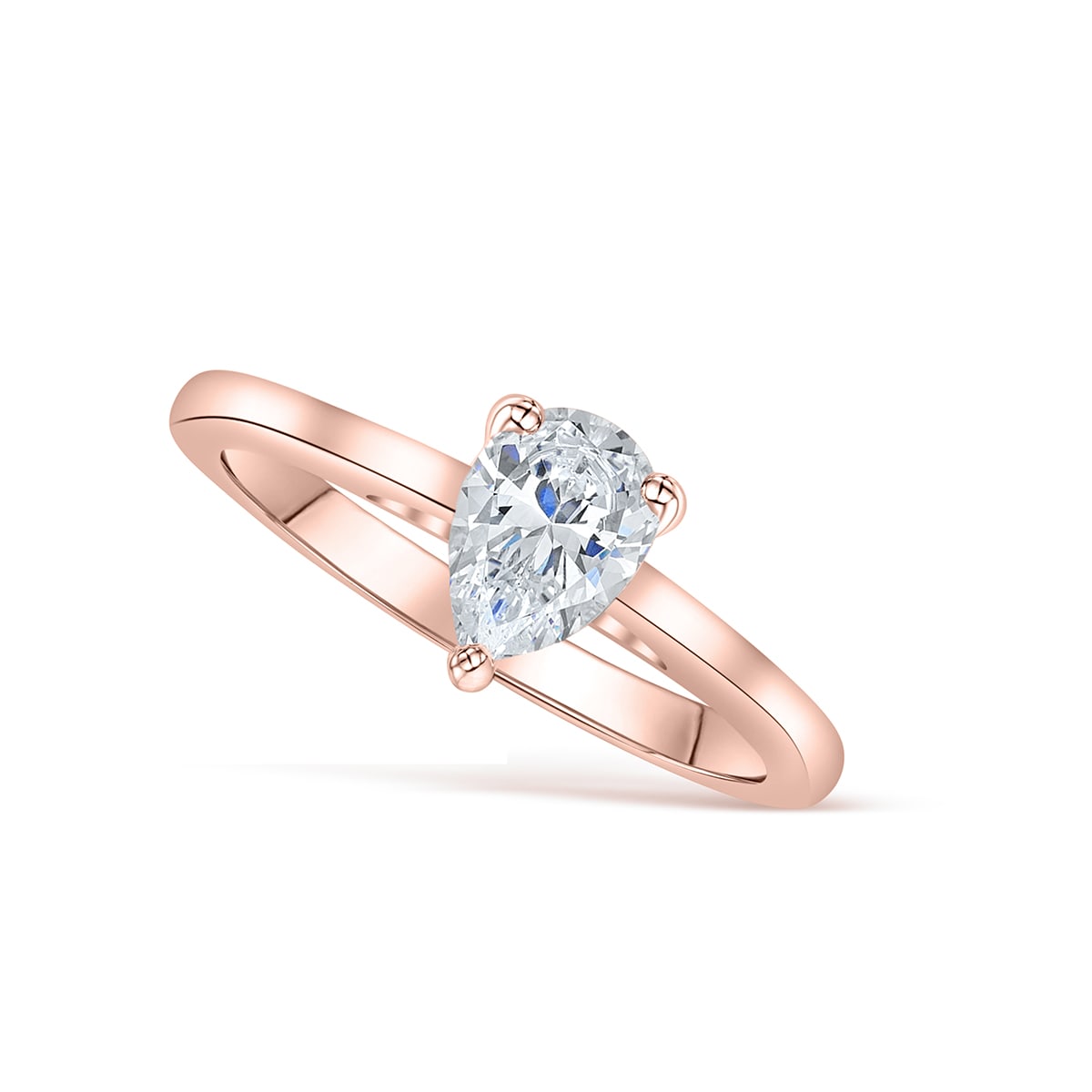the daisy rose gold engagement ring