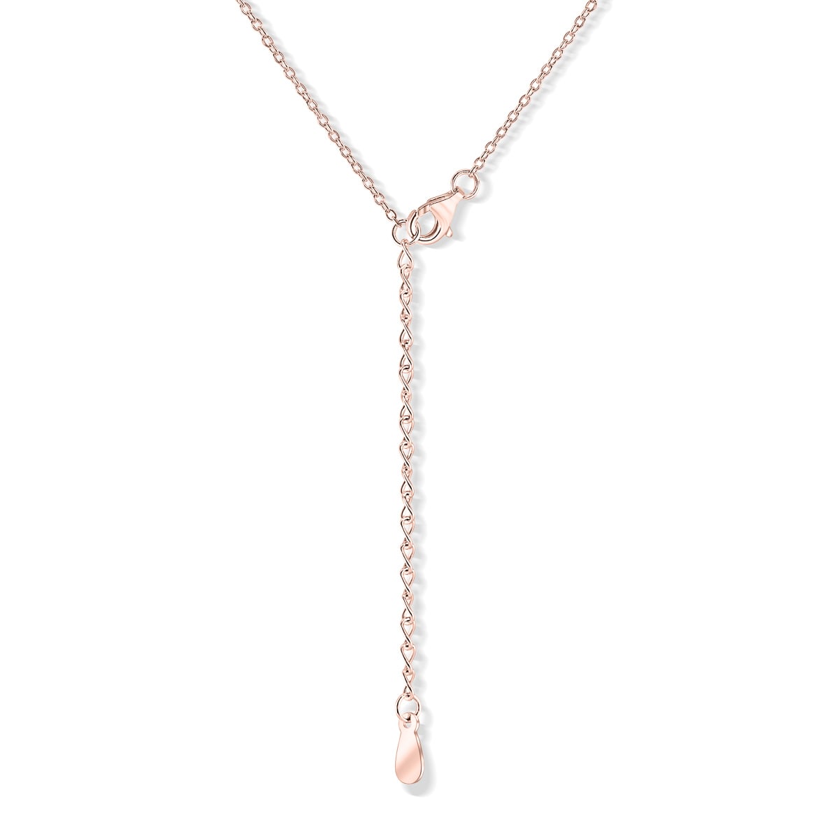 the harmony rose gold necklace clasp