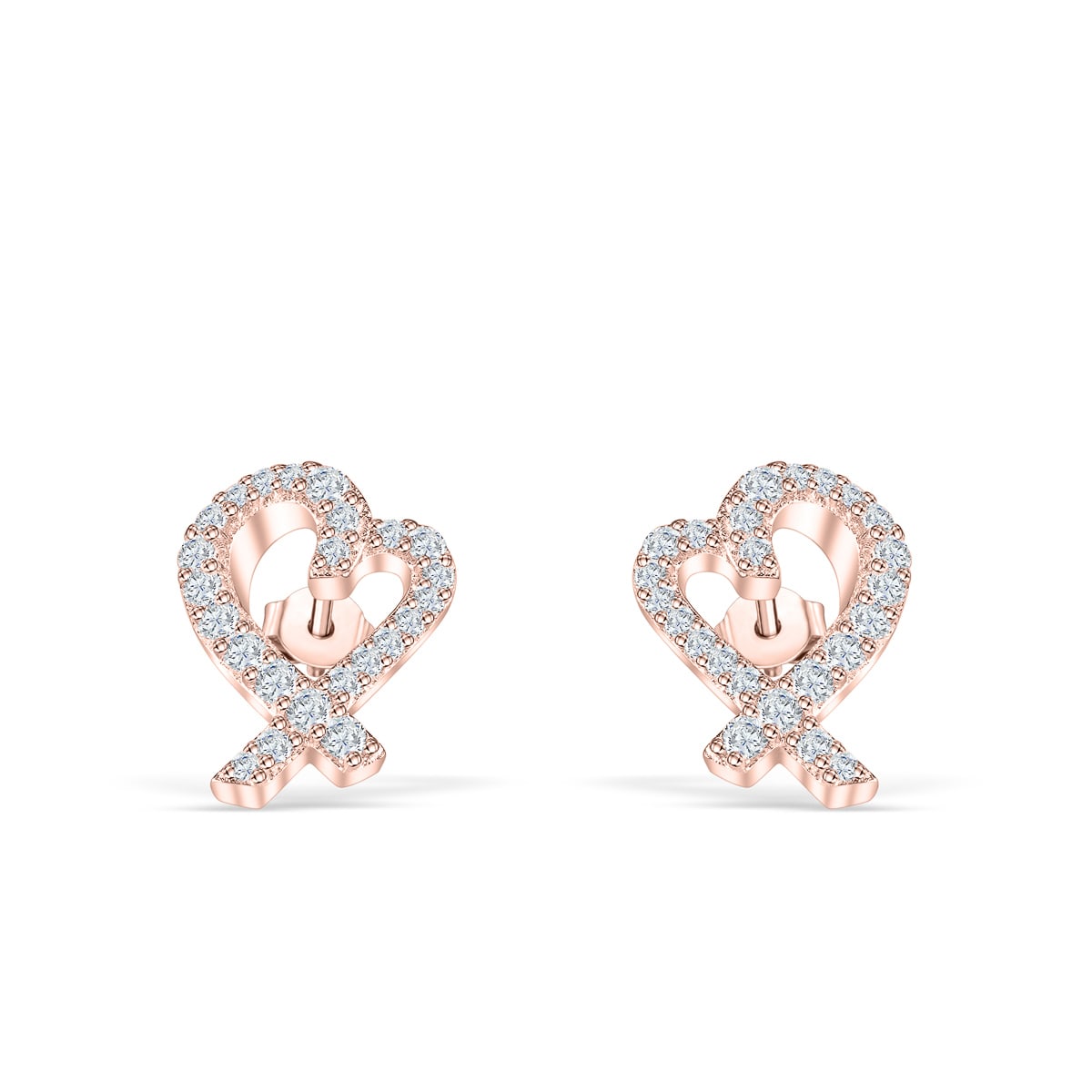 Rose gold plated Earrings | Pandora US