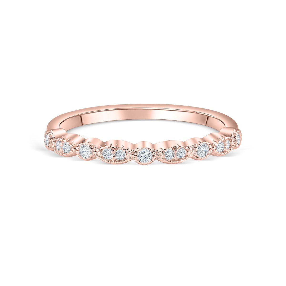 Coast LC5250 RG  Rose Gold modern diamond engagement ring setting -  Freedman Jewelers