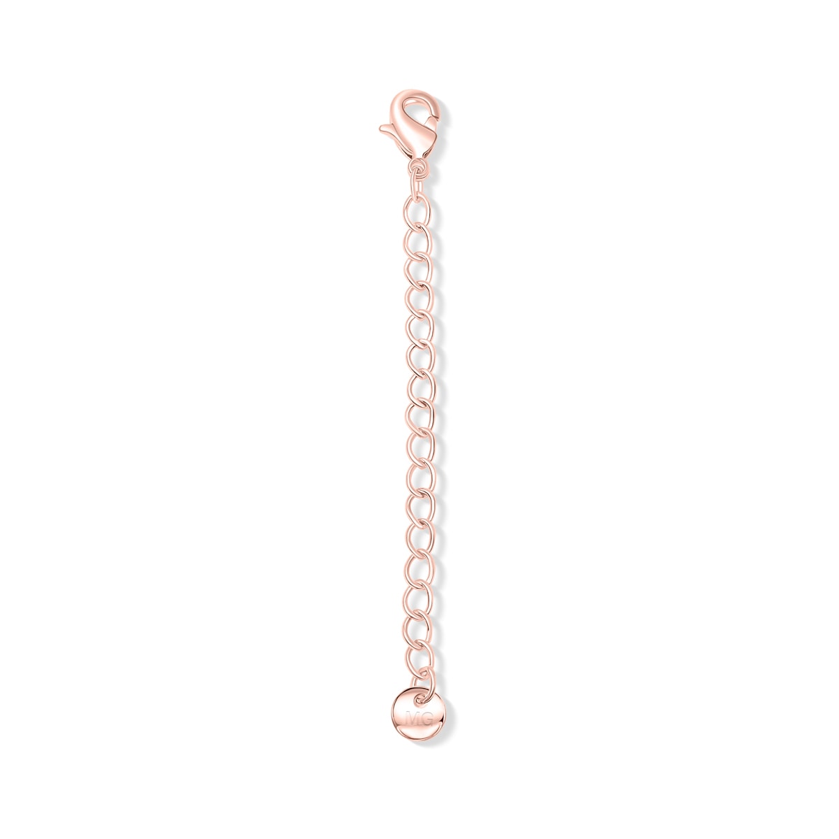 Rose gold necklace extender