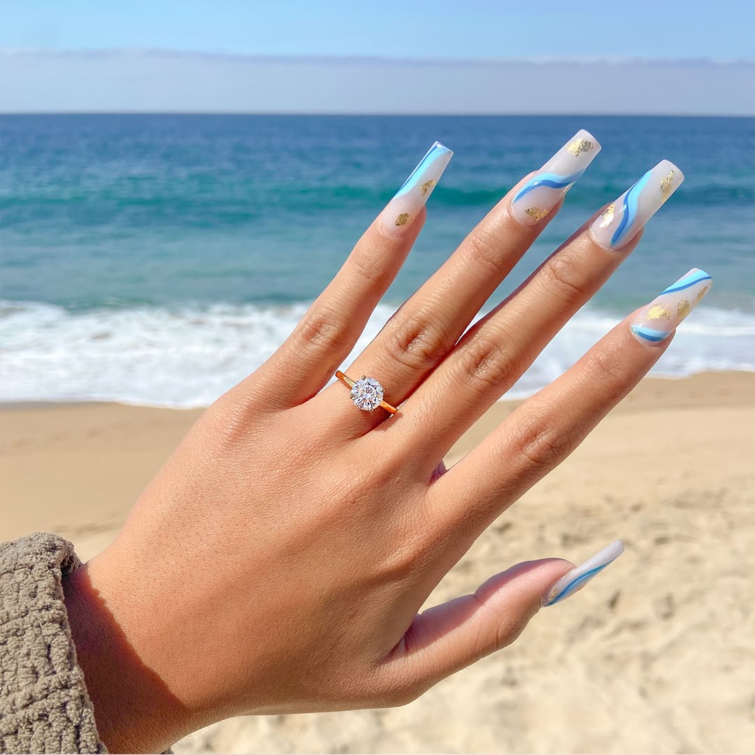 Gold Solitaire at the beach