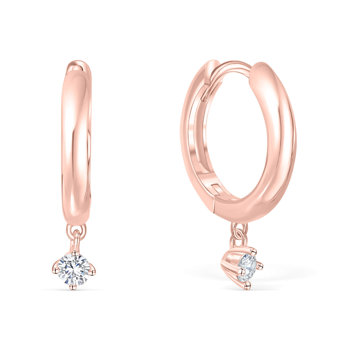 Rose Gold Earrings | Otis Jaxon Jewellery