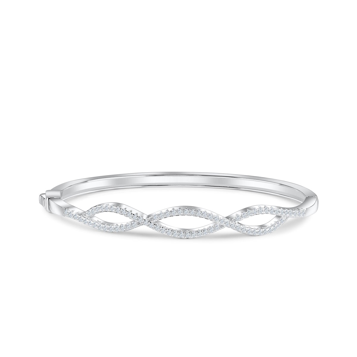 the nova silver bridal bracelet