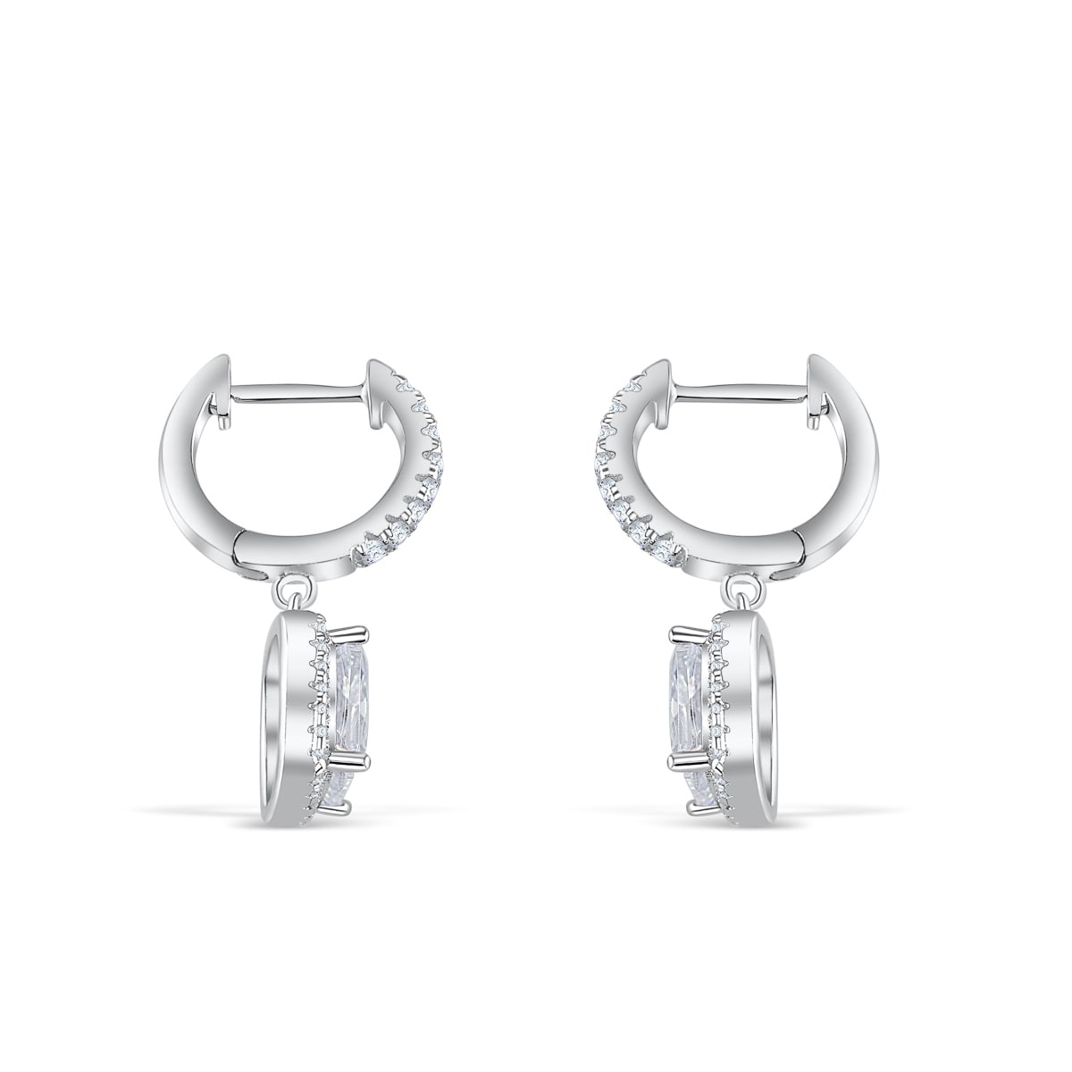 the eve earrings in silver 