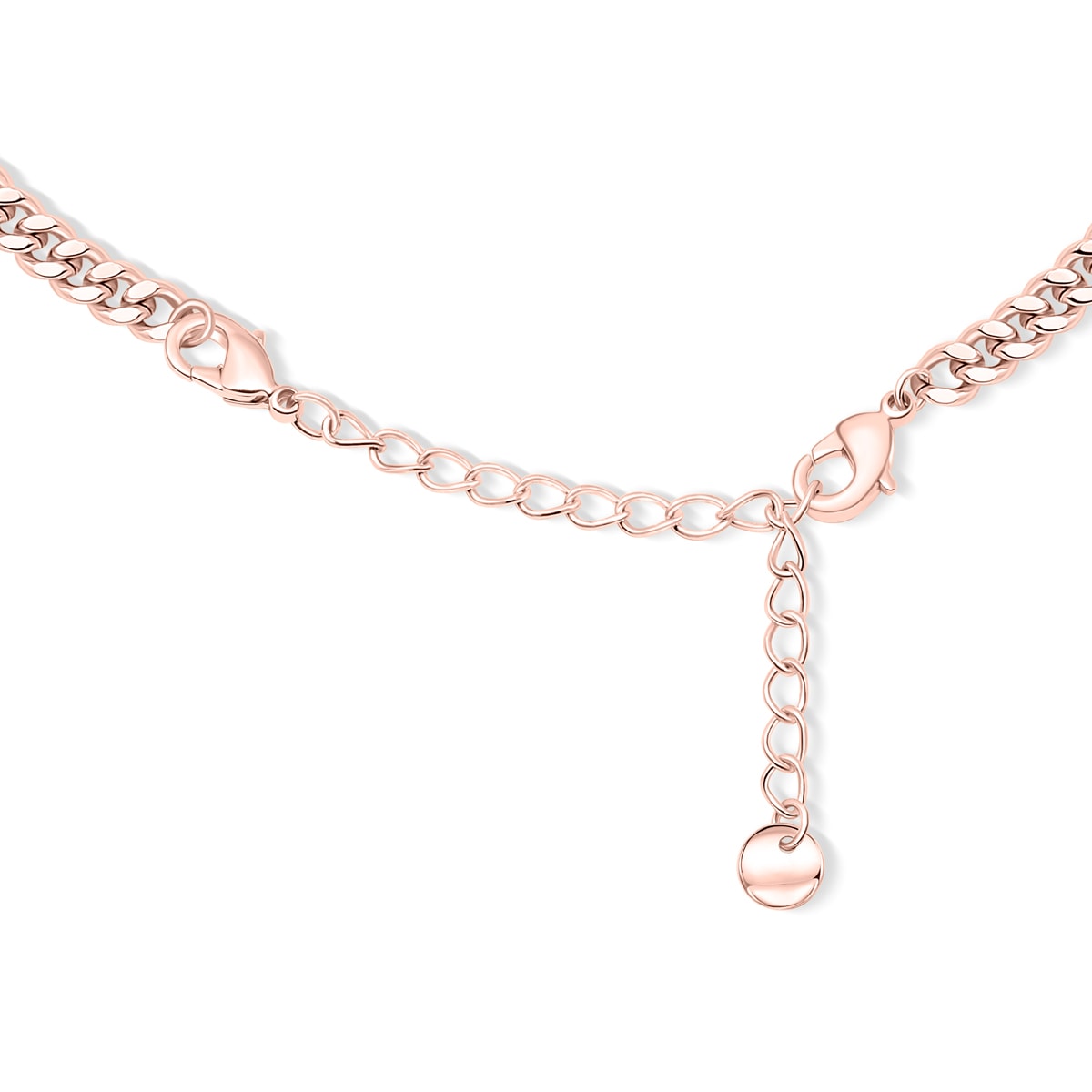 Affordable thick rose gold necklace