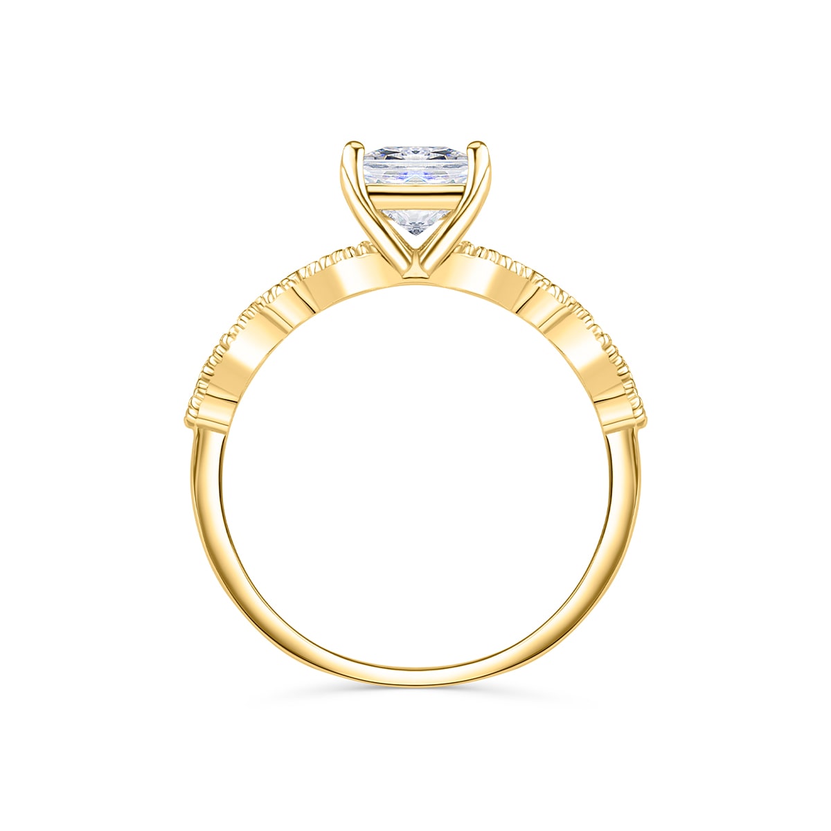 Yellow Gold Engagement Rings Alexandria