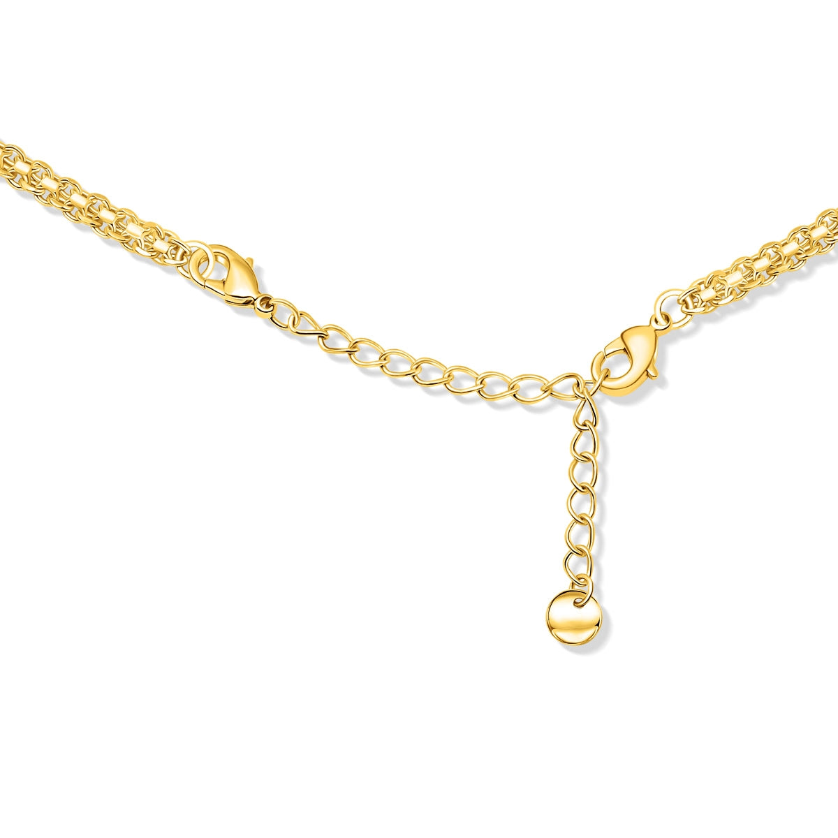 Gold necklace lobster clasp