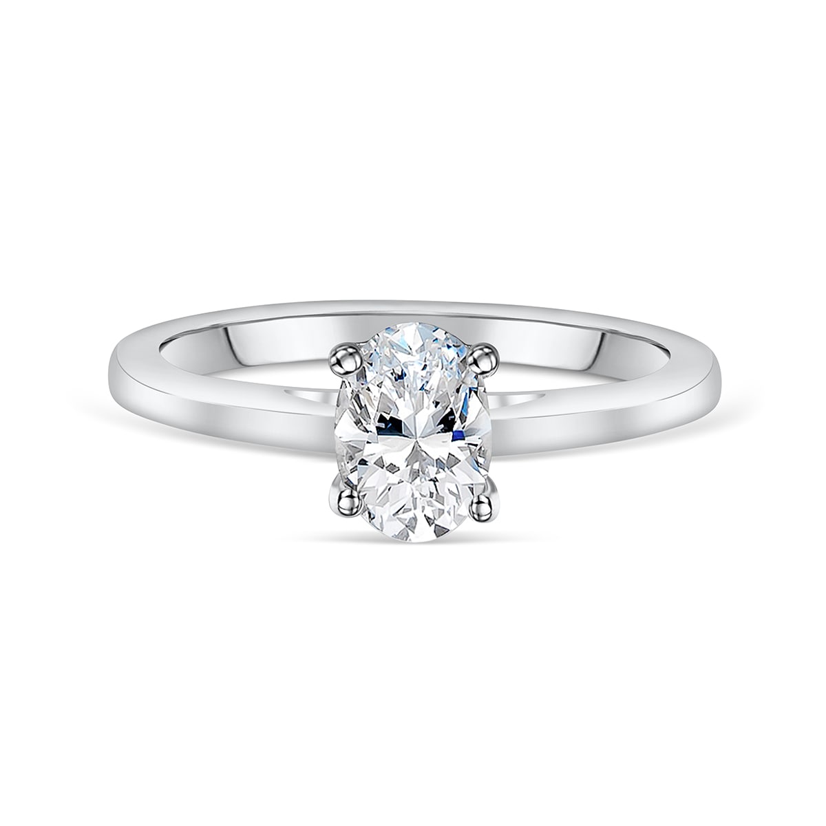 the ava solitaire oval wedding ring